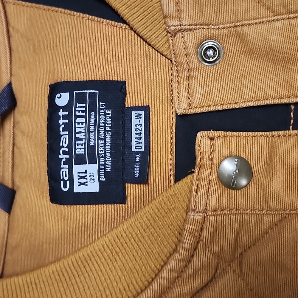 Carhartt Womens Tan Quilted Vest Size 2X. #2 - Picture 2 of 7